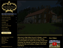 Tablet Screenshot of highdalbyhouse.com